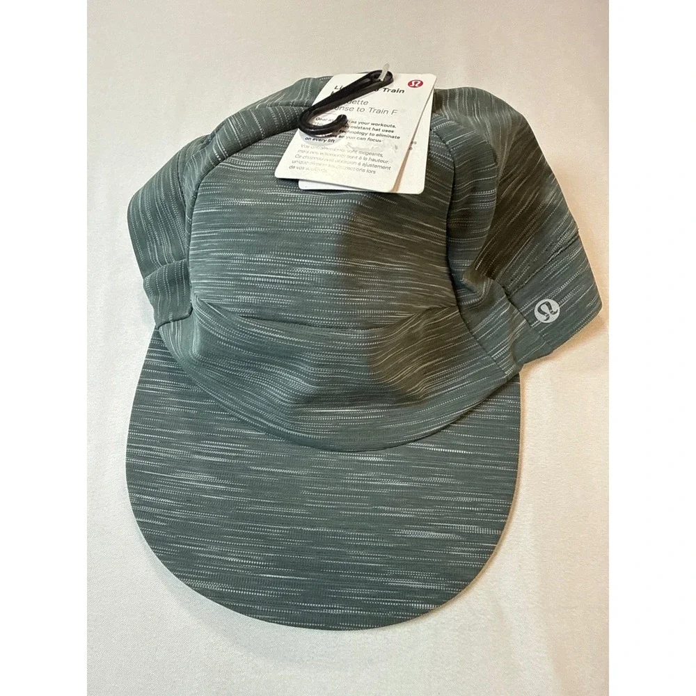 Lululemon License to Train Hat Green Space Dye LW9DNUS Training Cap S/M NEW